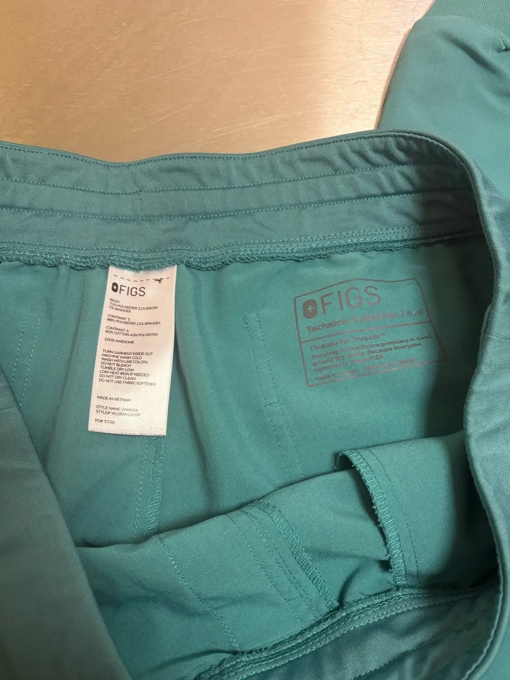 Figs Cactus Zamora scrub pants